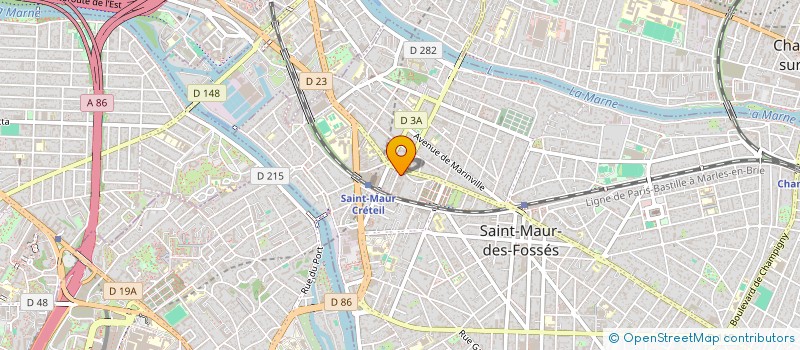 localisation de l'entreprise EMS3 DISTRIBUTION  SAINT-MAUR-DES-FOSSES