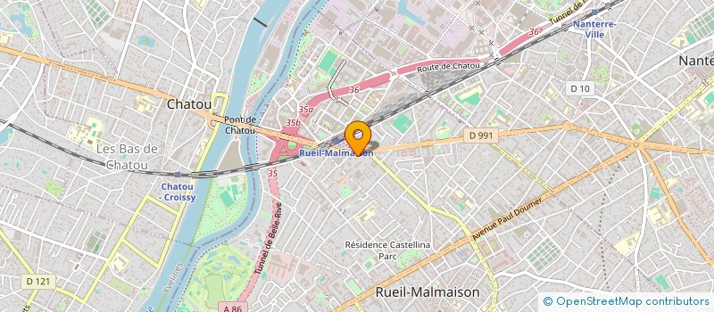 localisation de l'entreprise EMS92 à RUEIL-MALMAISON