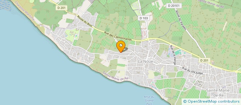 localisation de l'entreprise EMSA  SAINTE-MARIE-DE-RE