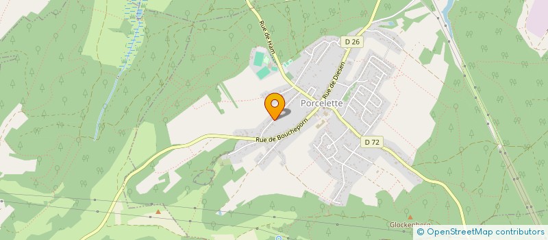 localisation de l'entreprise EMSA  PORCELETTE