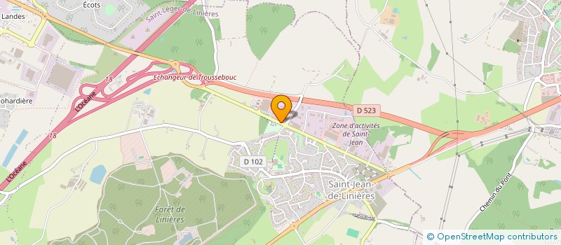 localisation de l'entreprise EMSA  SAINT-LEGER-DE-LINIERES