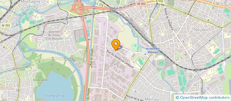 localisation de l'entreprise EMSA SAS  STRASBOURG