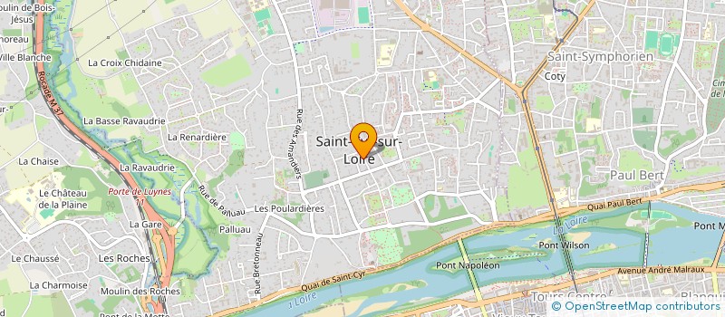 localisation de l'entreprise EMSAG  SAINT-CYR-SUR-LOIRE