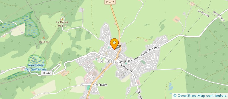 localisation de l'entreprise EMSB  LE RUSSEY