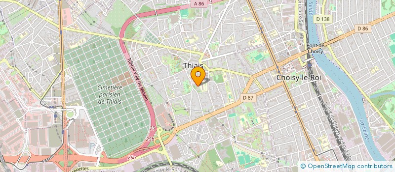 localisation de l'entreprise EMSDP63 à THIAIS