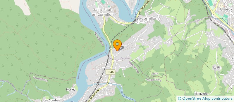 localisation de l'entreprise EMSENS ARTIFICES  SAINT-PAUL-EN-CORNILLON