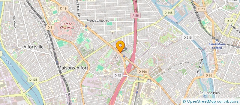 localisation de l'entreprise EMSET à MAISONS-ALFORT