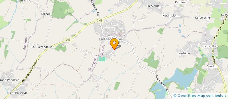 localisation de l'entreprise EMSI  GUERANDE