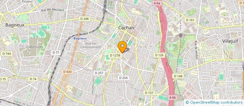 localisation de l'entreprise EMSI RENOVATION à CACHAN