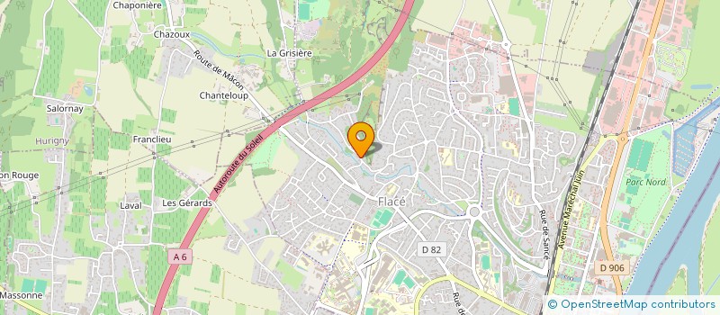 localisation de l'entreprise EMSIMA à MACON