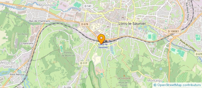 localisation de l'entreprise EMSITUA 39 à LONS-LE-SAUNIER