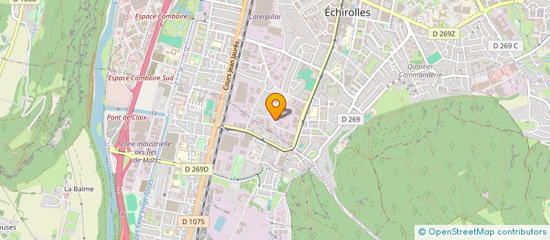 localisation de l'entreprise EMSJC INVEST  ECHIROLLES