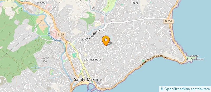 localisation de l'entreprise EMSL à SAINTE-MAXIME