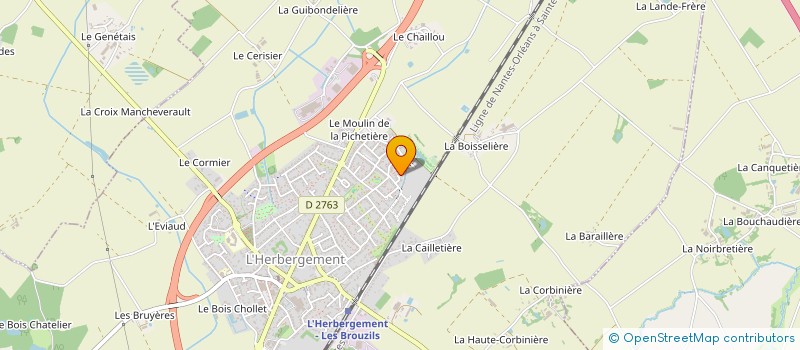 localisation de l'entreprise EMSM  L'HERBERGEMENT