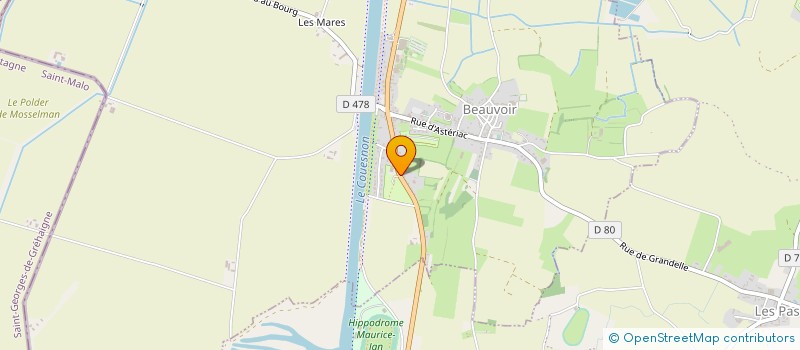 localisation de l'entreprise EMSM  BEAUVOIR