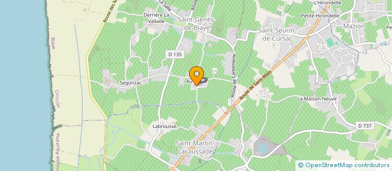 localisation de l'entreprise EMSO HABITAT  SAINT-MARTIN-LACAUSSADE