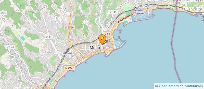 localisation de l'entreprise EMSONS à MENTON