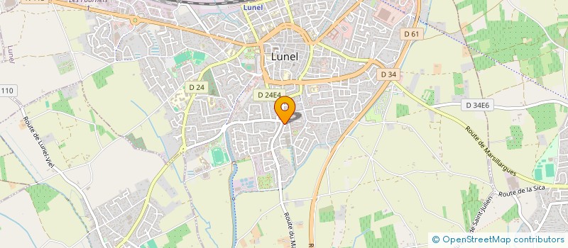 localisation de l'entreprise EMT à LUNEL
