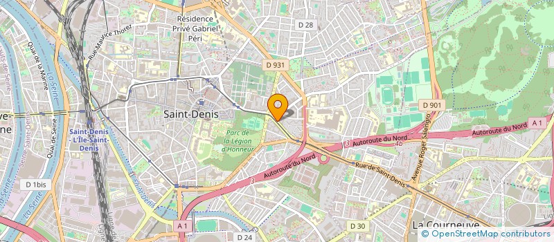 localisation de l'entreprise EMT à SAINT-DENIS