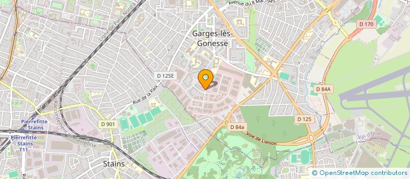 localisation de l'entreprise EMT à GARGES-LES-GONESSE