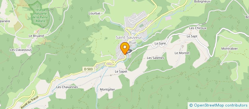 localisation de l'entreprise EMT EMBALLAGE à SAINT-SAUVEUR-EN-RUE