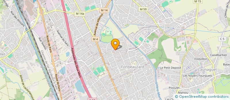 localisation de l'entreprise EMT SERVICES  ST ALBAN