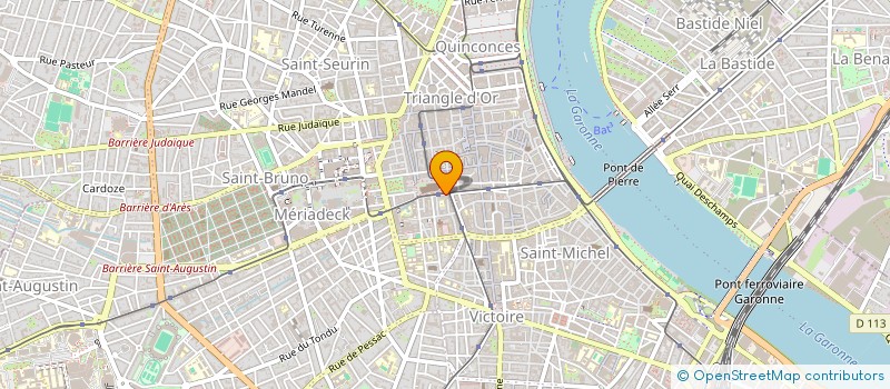 localisation de l'entreprise EMT40  BORDEAUX