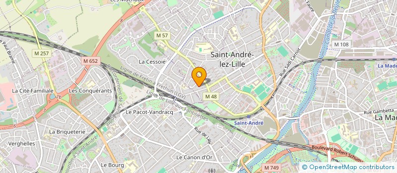 localisation de l'entreprise EMTA  SAINT-ANDRE-LEZ-LILLE