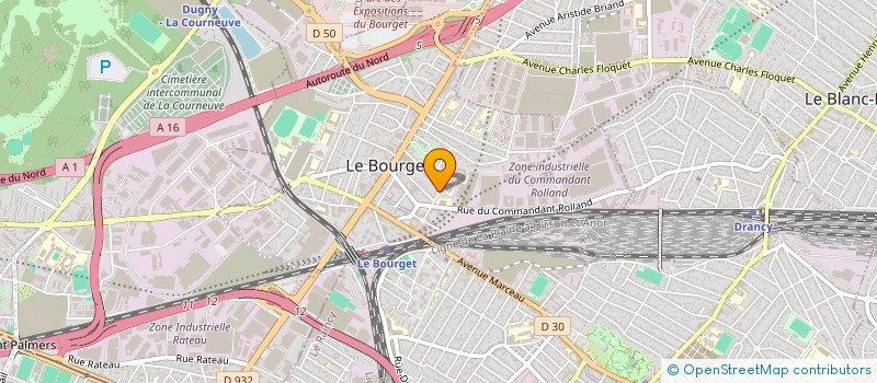 localisation de l'entreprise EMTDS à LE BOURGET