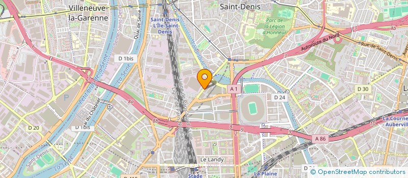localisation de l'entreprise EMTL à SAINT-DENIS