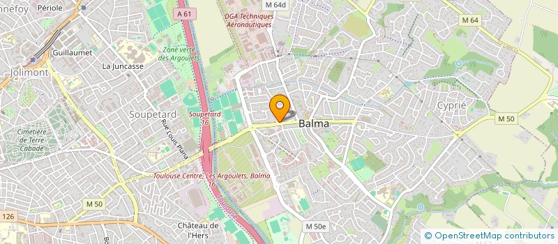 localisation de l'entreprise EMTM à BALMA