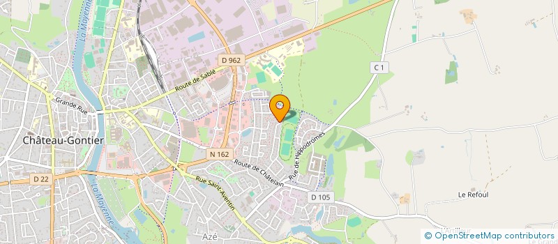 localisation de l'entreprise EMTOCOPO  CHATEAU-GONTIER-SUR-MAYENNE