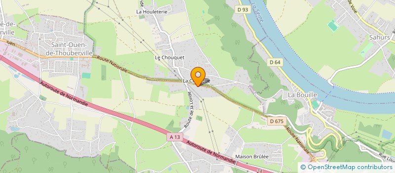 localisation de l'entreprise EMTP 76  SAINT-OUEN-DE-THOUBERVILLE