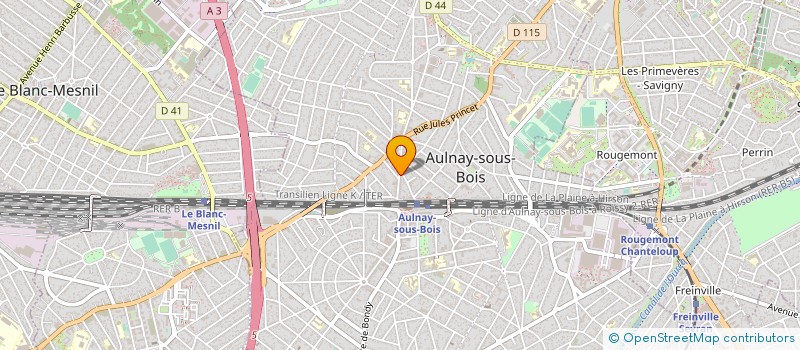 localisation de l'entreprise EMTP à AULNAY-SOUS-BOIS