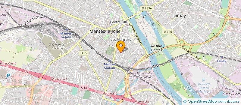 localisation de l'entreprise EMTP  MANTES-LA-JOLIE