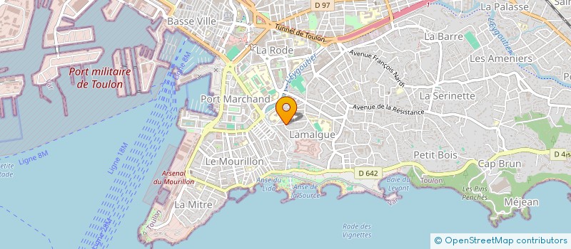 localisation de l'entreprise EMTR(ETUDE MACONNERIE TRADITION RENOVAT) à TOULON