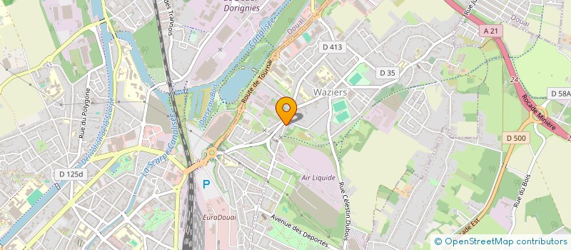 localisation de l'entreprise EMTSE IDF à WAZIERS