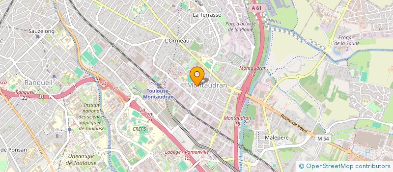 localisation de l'entreprise EMTT (EXPATRIES MALAGASY DE TENNIS DE TABLE) à TOULOUSE