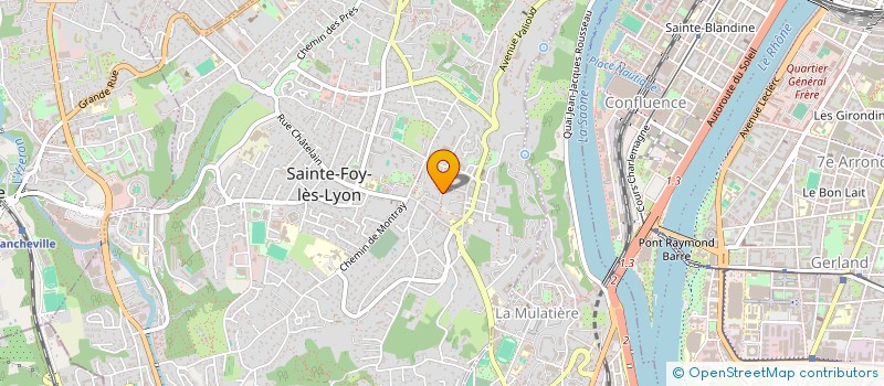 localisation de l'entreprise EMTTG  SAINTE-FOY-LES-LYON