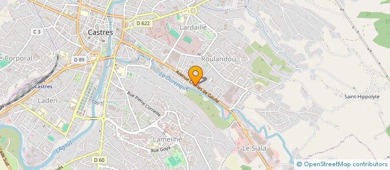 localisation de l'entreprise EMTV IMMOBILIER  CASTRES