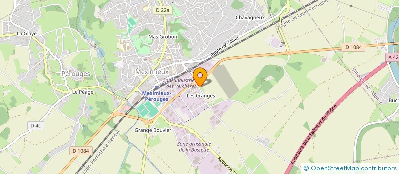 localisation de l'entreprise EMU à MEXIMIEUX