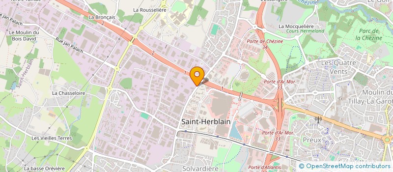 localisation de l'entreprise EMUL&SENS E&S à SAINT-HERBLAIN