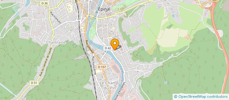 localisation de l'entreprise EMULATION LOCALE ACTIONS NOUVELLES à EPINAL