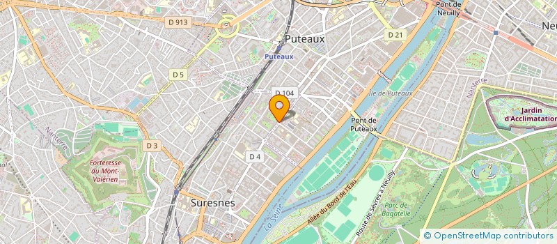localisation de l'entreprise EMULSION à SURESNES