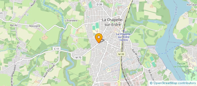 localisation de l'entreprise EMULSION RECRUTEMENT  LA CHAPELLE-SUR-ERDRE