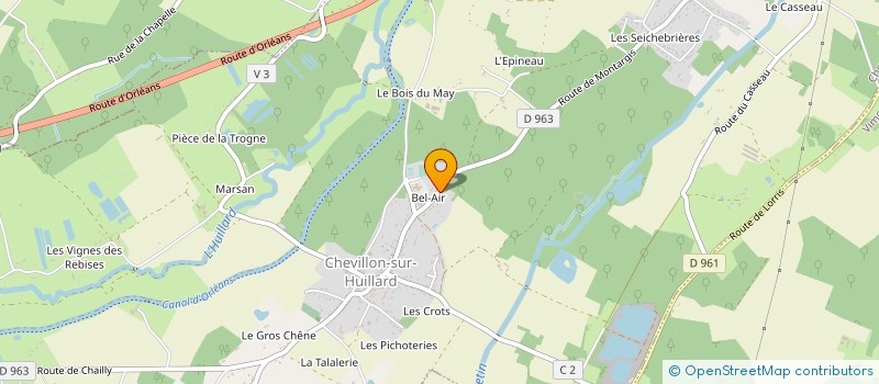localisation de l'entreprise EMULSON à MONTCRESSON