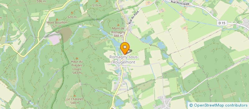 localisation de l'entreprise EMUNAH TRANSACTION à ROMAGNY-SOUS-ROUGEMONT