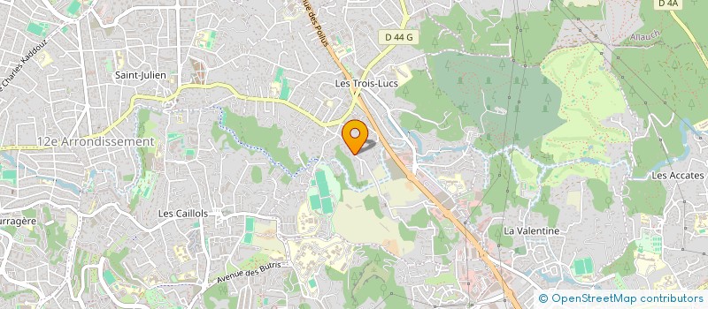 localisation de l'entreprise EMUO à MARSEILLE