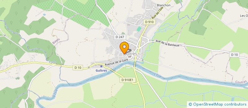 localisation de l'entreprise EMUPAT  GUITRES