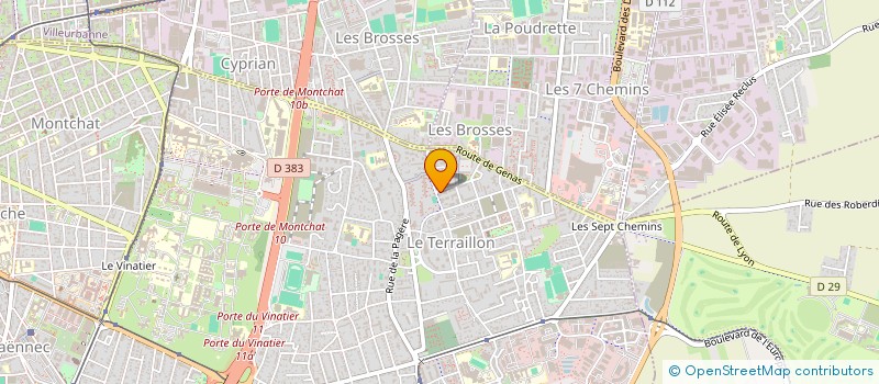 localisation de l'entreprise EMUWORLD  BRON